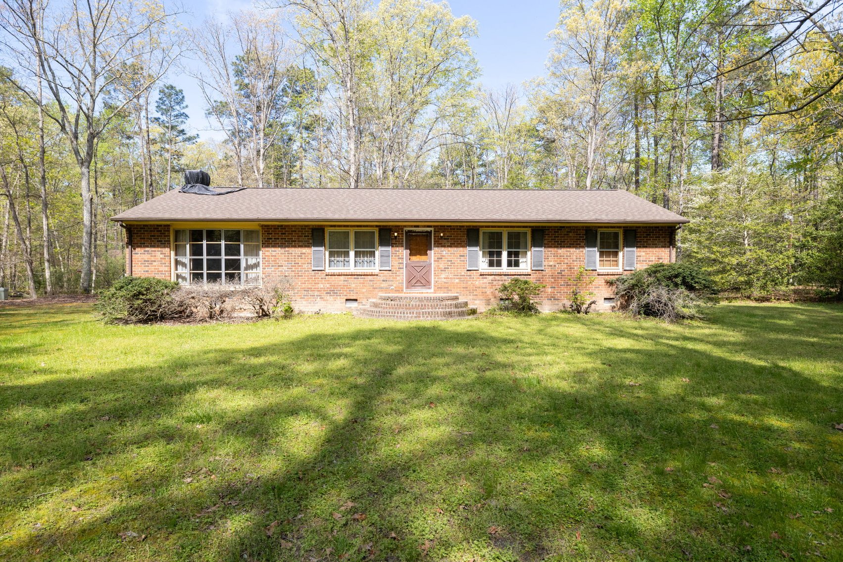 Image for Public Auction | Estate Settlement | 3 BR/2 BA Brick Rancher on 13.15 ± AC in Matoaca, VA | 1,586 ± SF of One-Level Living | 12610 Second Branch Road | Chesterfield County