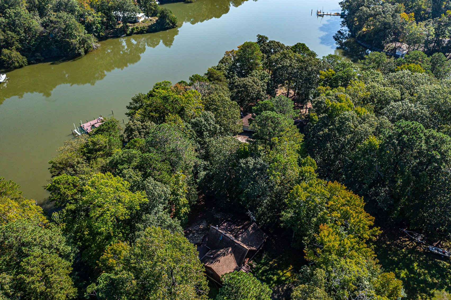 Image for For Sale | Waterfront Home in Lancaster County | 2 BR/2 BA Log Cabin on 2.44± AC | Corrotoman River Estuary