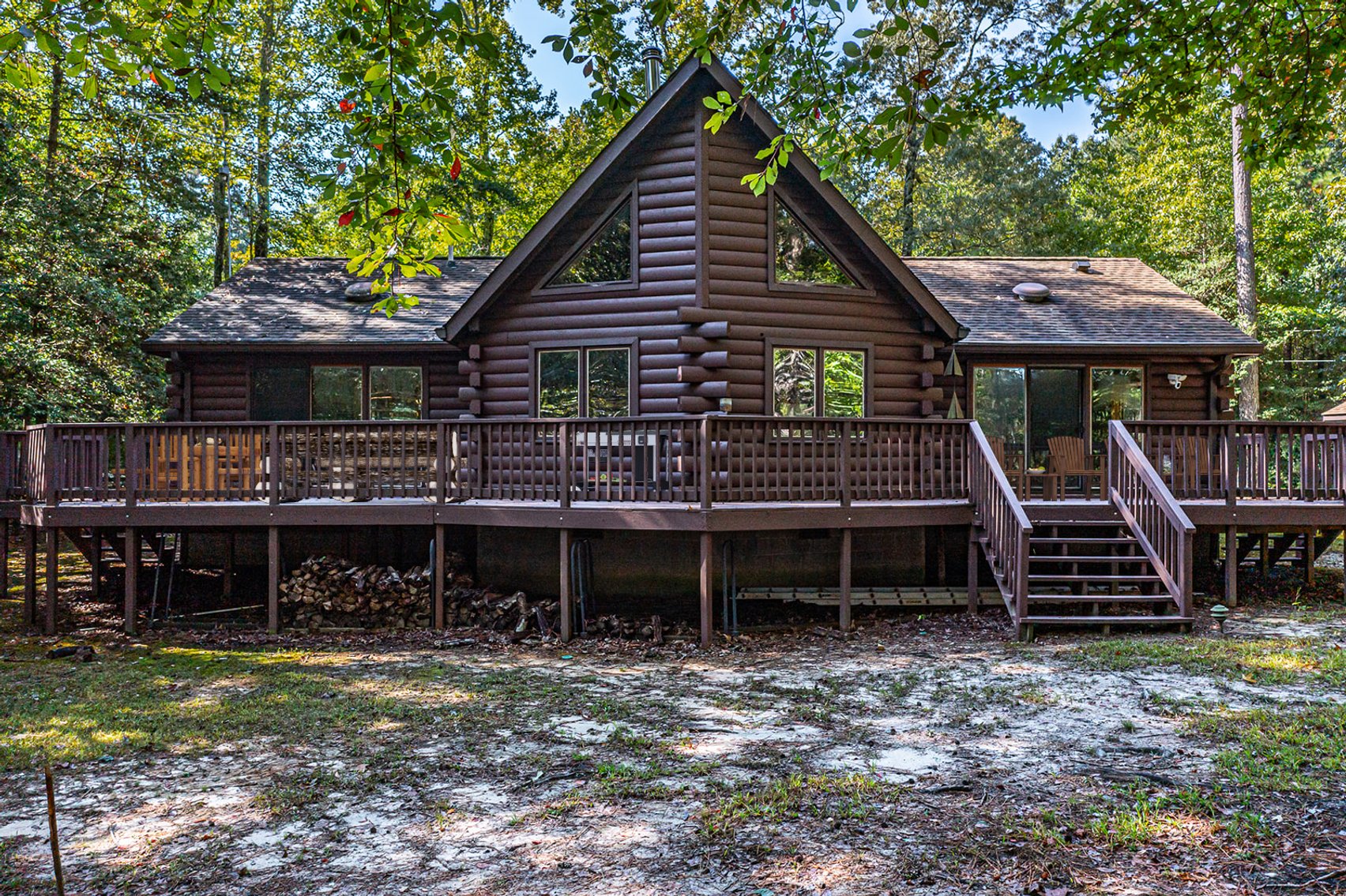 Image for For Sale | Waterfront Home in Lancaster County | 2 BR/2 BA Log Cabin on 2.44± AC | Corrotoman River Estuary