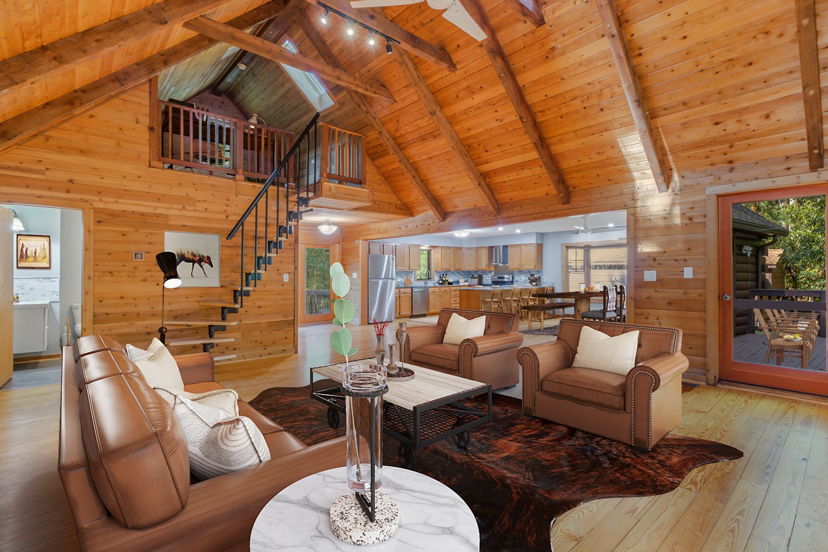 Image for For Sale | Waterfront Home in Lancaster County | 2 BR/2 BA Log Cabin on 2.44± AC | Corrotoman River Estuary