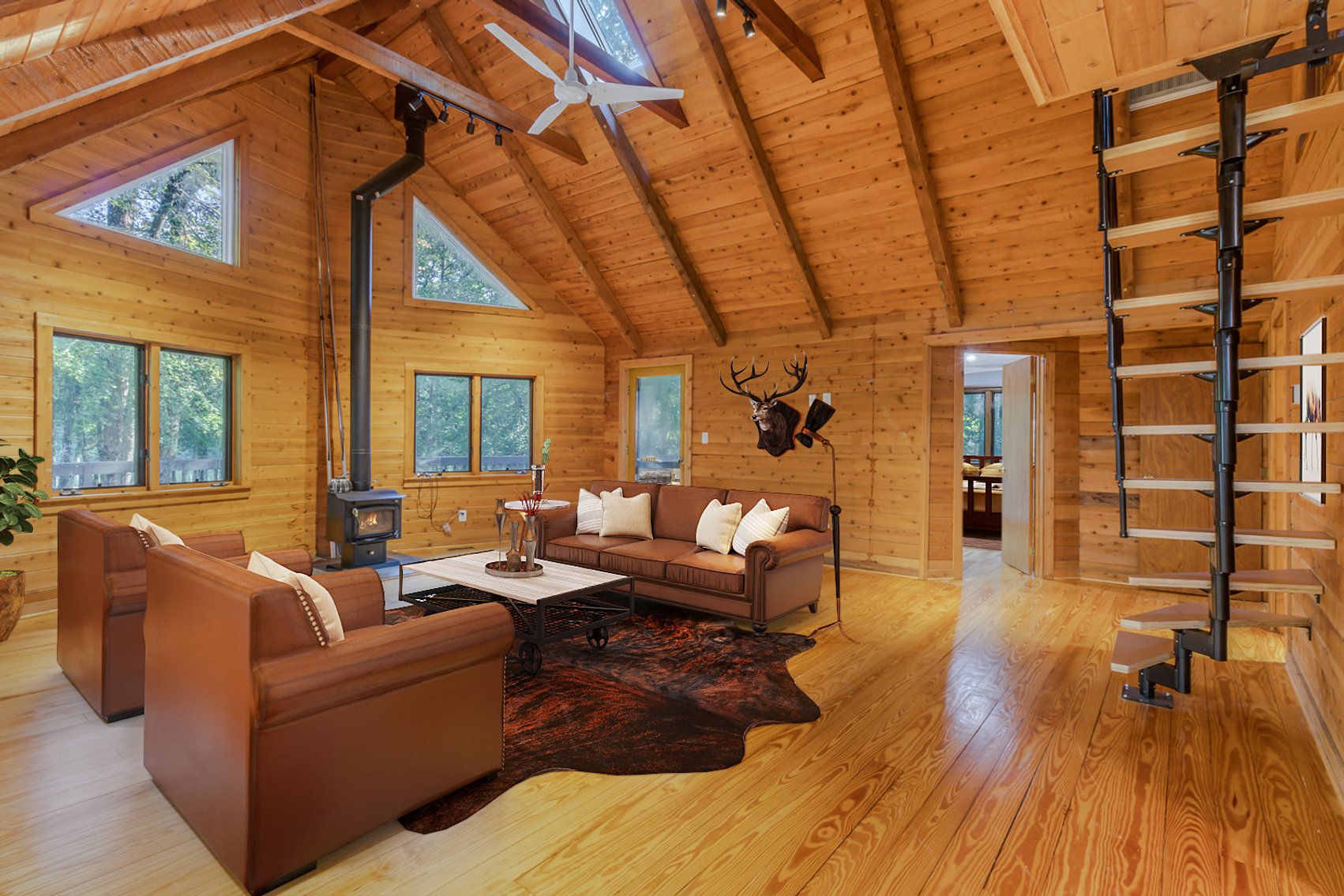 Image for For Sale | Waterfront Home in Lancaster County | 2 BR/2 BA Log Cabin on 2.44± AC | Corrotoman River Estuary