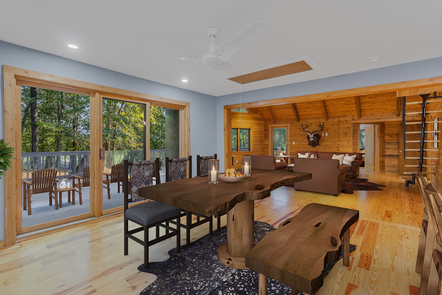 Image for For Sale | Waterfront Home in Lancaster County | 2 BR/2 BA Log Cabin on 2.44± AC | Corrotoman River Estuary