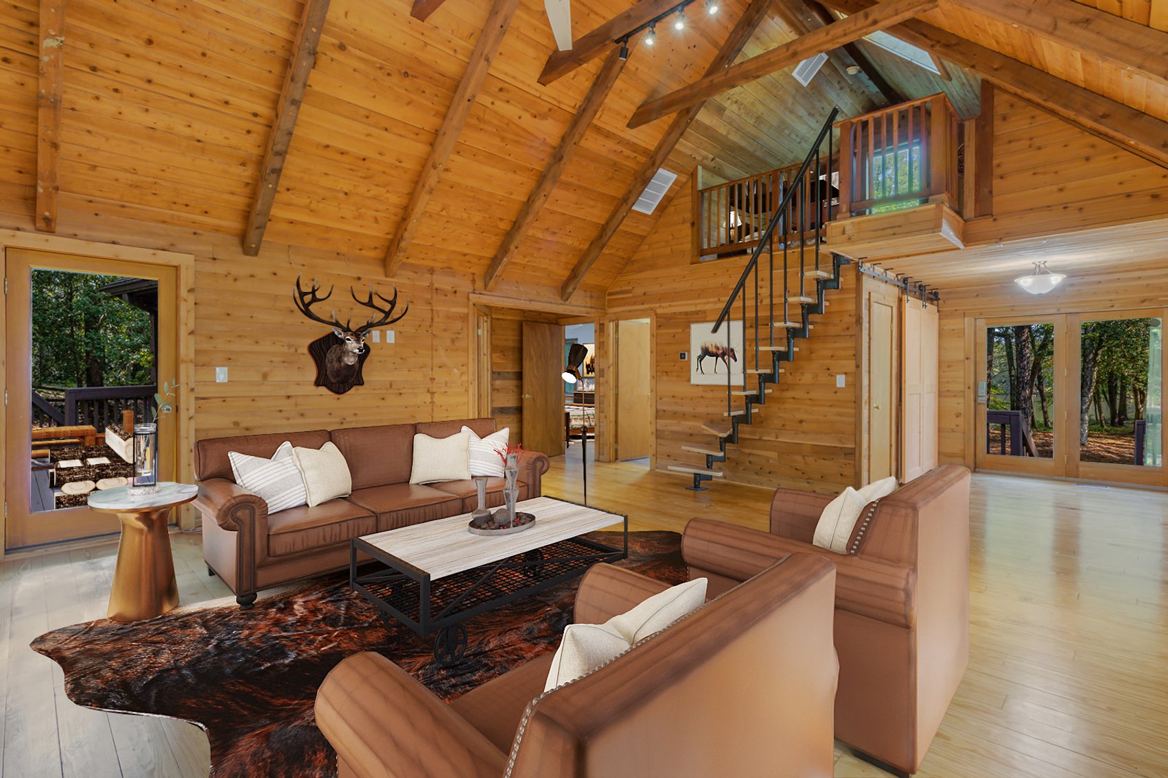 Image for For Sale | Waterfront Home in Lancaster County | 2 BR/2 BA Log Cabin on 2.44± AC | Corrotoman River Estuary