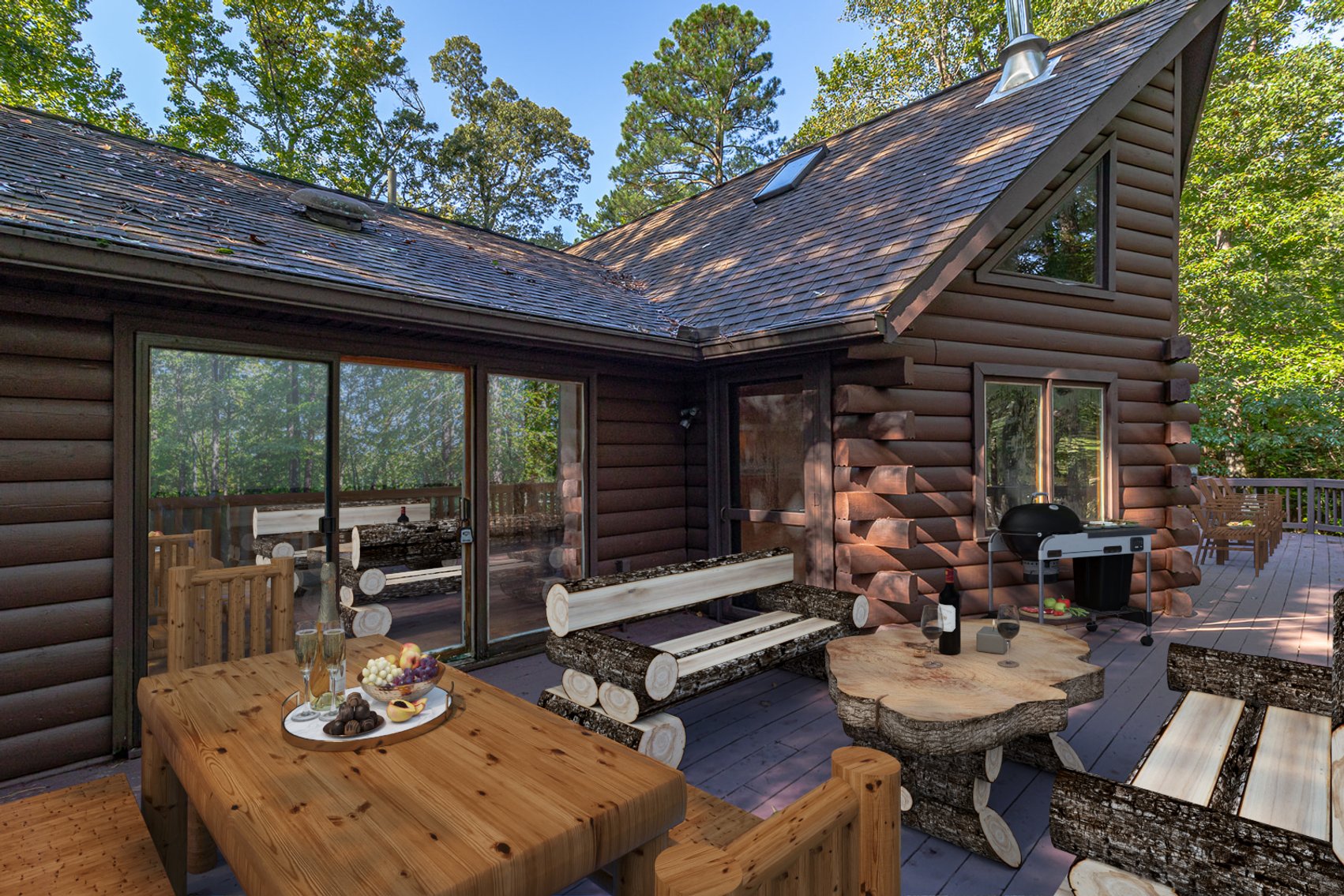 Image for For Sale | Waterfront Home in Lancaster County | 2 BR/2 BA Log Cabin on 2.44± AC | Corrotoman River Estuary