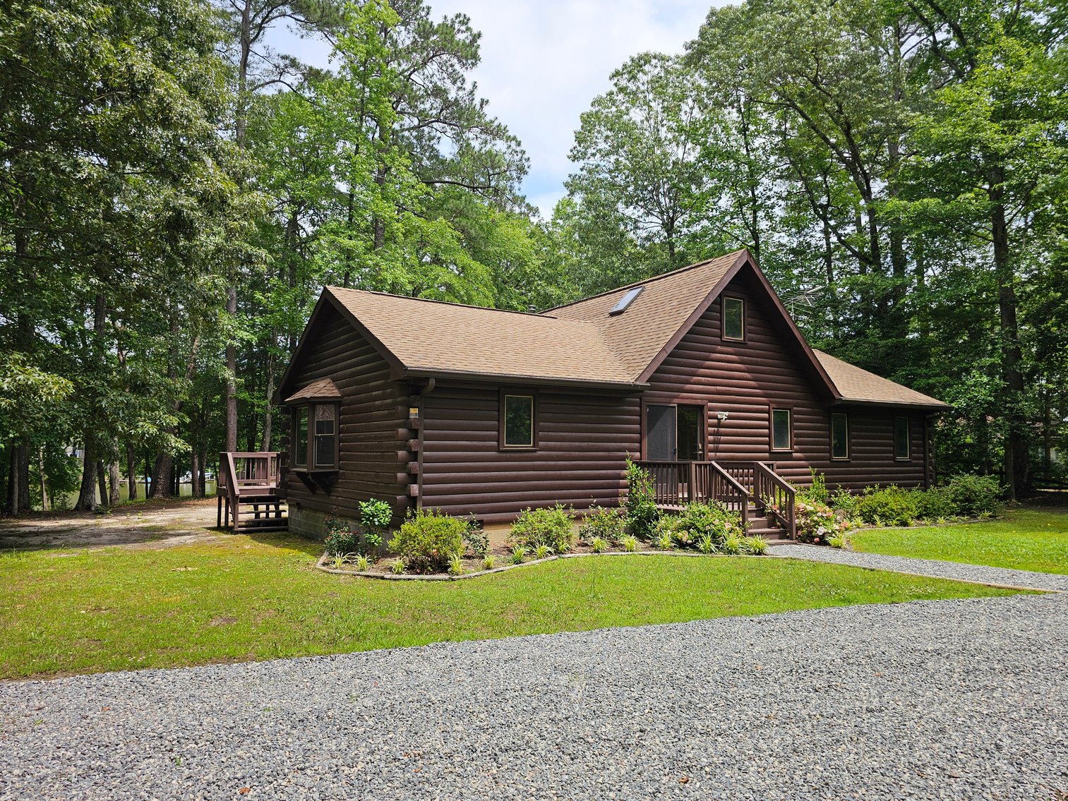 Image for For Sale | Waterfront Home in Lancaster County | 2 BR/2 BA Log Cabin on 2.44± AC | Corrotoman River Estuary