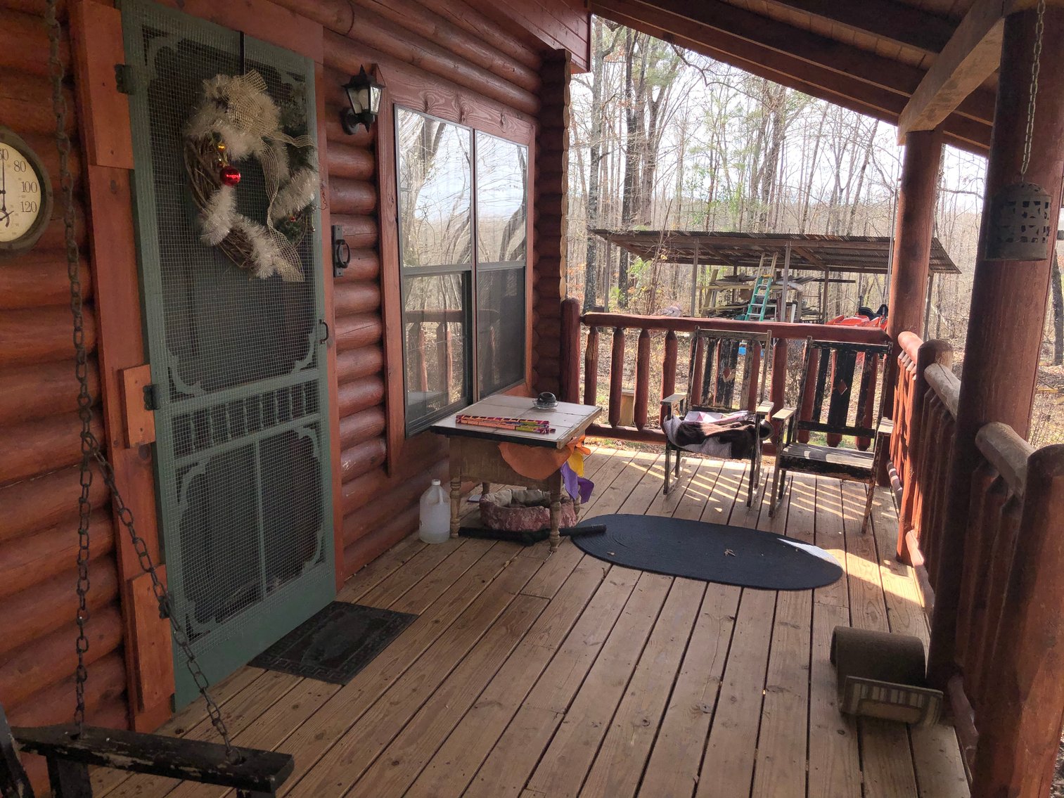 Image for Warm Springs, GA: 3BR/1BA Restored Farmhouse and 2BR/1.5BA Custom Log Cabin on 68.4± Acres at 1101 & 1103 Hudson Rd, Warm Springs, GA 30084  (Meriwether County)