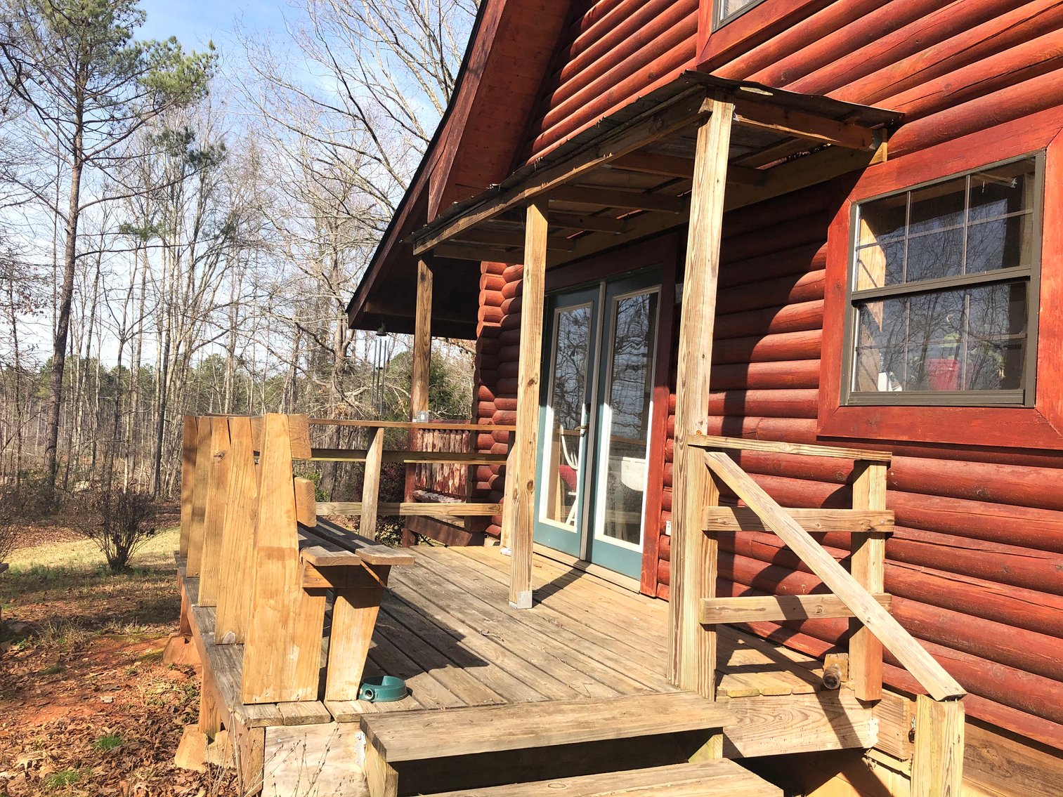 Image for Warm Springs, GA: 3BR/1BA Restored Farmhouse and 2BR/1.5BA Custom Log Cabin on 68.4± Acres at 1101 & 1103 Hudson Rd, Warm Springs, GA 30084  (Meriwether County)