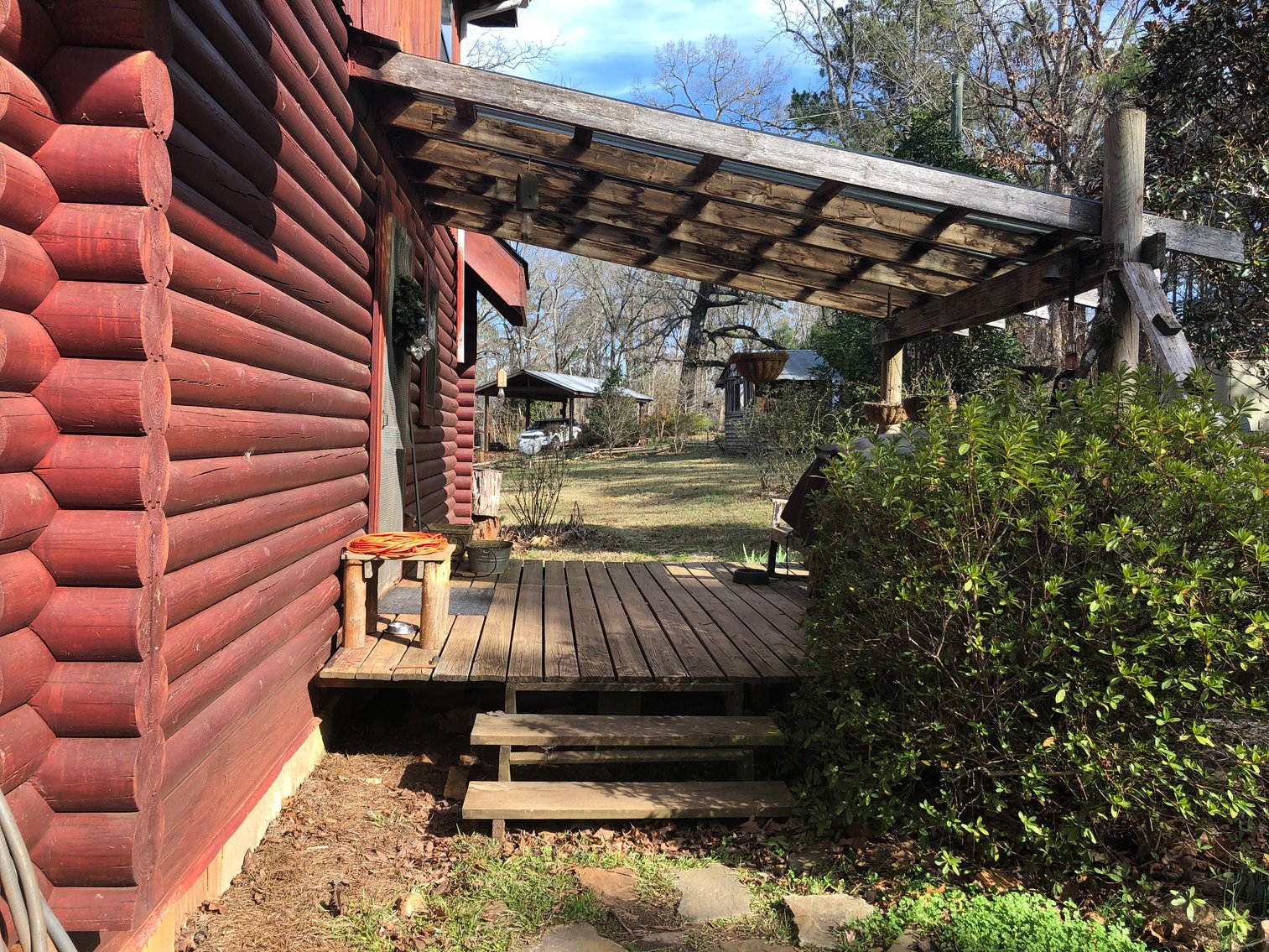 Image for Warm Springs, GA: 3BR/1BA Restored Farmhouse and 2BR/1.5BA Custom Log Cabin on 68.4± Acres at 1101 & 1103 Hudson Rd, Warm Springs, GA 30084  (Meriwether County)