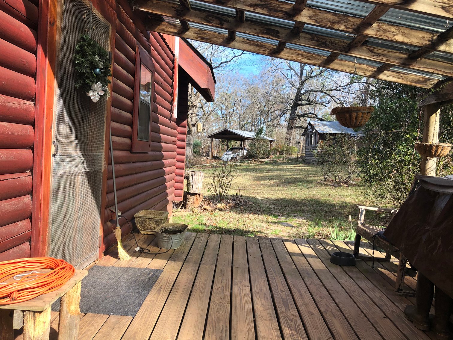 Image for Warm Springs, GA: 3BR/1BA Restored Farmhouse and 2BR/1.5BA Custom Log Cabin on 68.4± Acres at 1101 & 1103 Hudson Rd, Warm Springs, GA 30084  (Meriwether County)