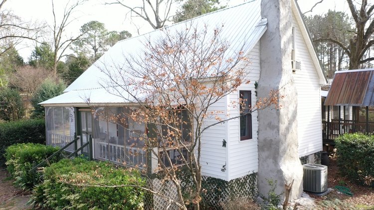Image for Warm Springs, GA: 3BR/1BA Restored Farmhouse and 2BR/1.5BA Custom Log Cabin on 68.4± Acres at 1101 & 1103 Hudson Rd, Warm Springs, GA 30084  (Meriwether County)
