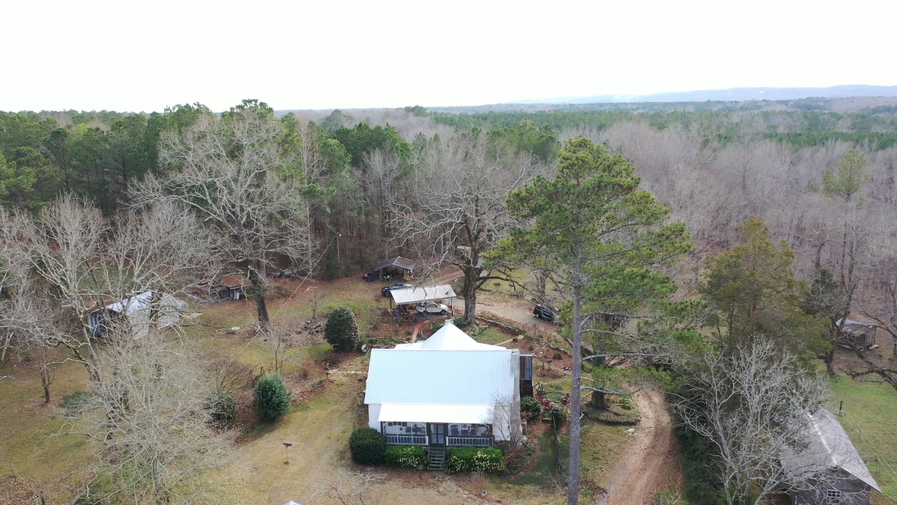 Image for Warm Springs, GA: 3BR/1BA Restored Farmhouse and 2BR/1.5BA Custom Log Cabin on 68.4± Acres at 1101 & 1103 Hudson Rd, Warm Springs, GA 30084  (Meriwether County)