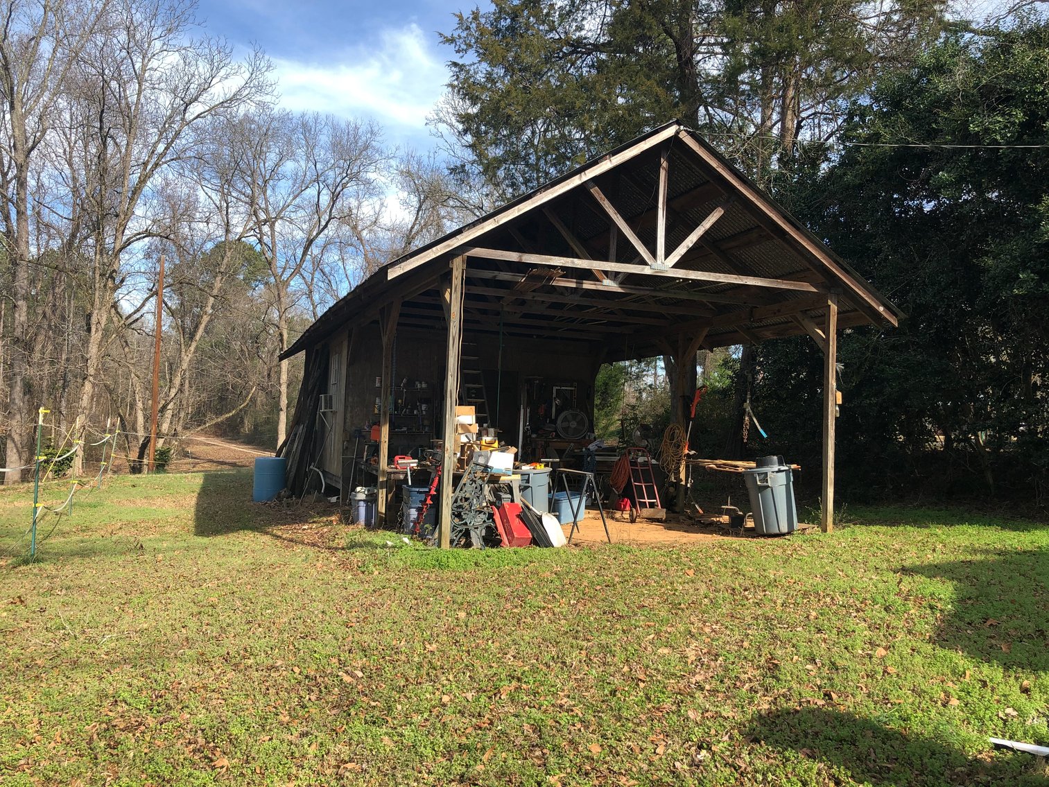 Image for Warm Springs, GA: 3BR/1BA Restored Farmhouse and 2BR/1.5BA Custom Log Cabin on 68.4± Acres at 1101 & 1103 Hudson Rd, Warm Springs, GA 30084  (Meriwether County)