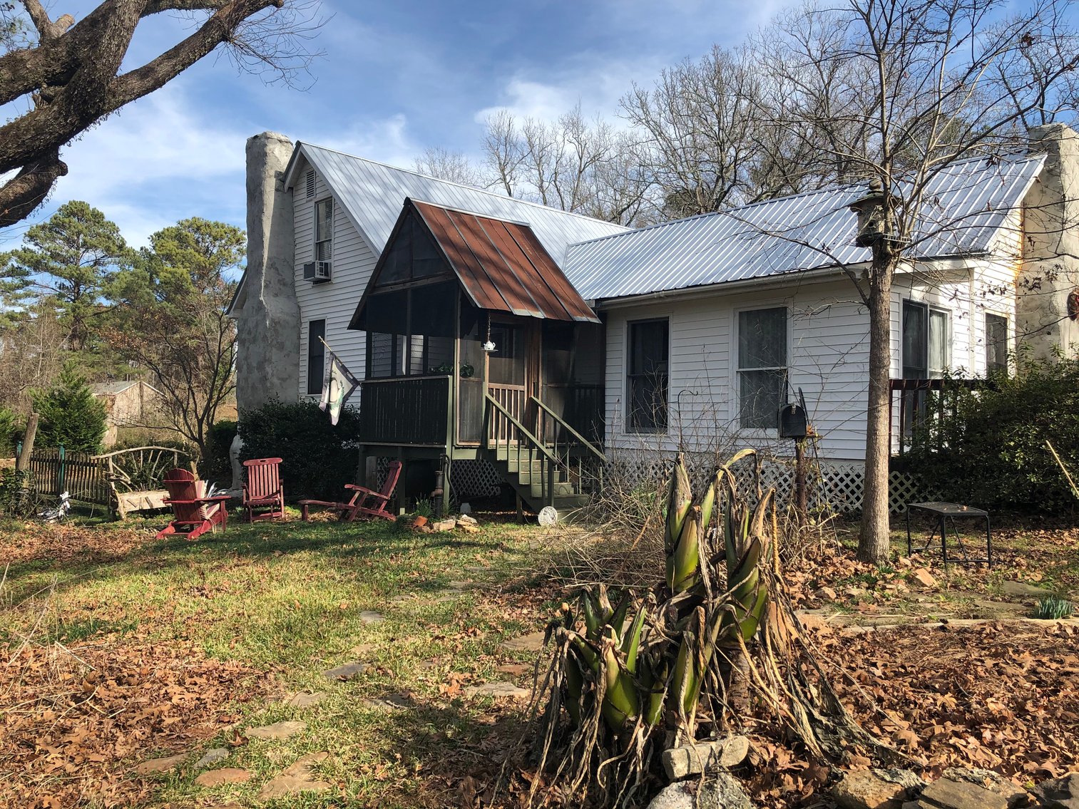 Image for Warm Springs, GA: 3BR/1BA Restored Farmhouse and 2BR/1.5BA Custom Log Cabin on 68.4± Acres at 1101 & 1103 Hudson Rd, Warm Springs, GA 30084  (Meriwether County)
