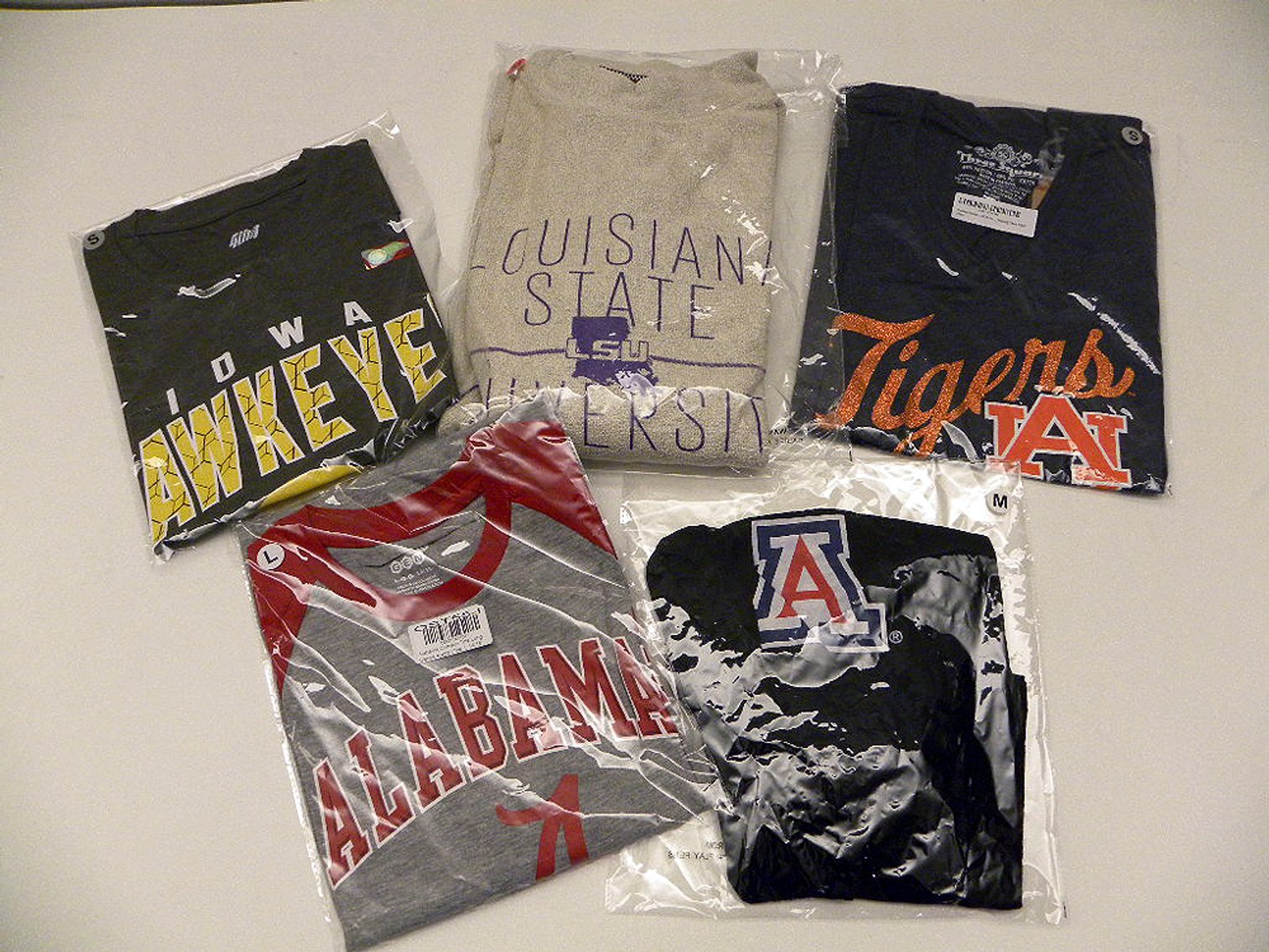 Image for A Large Inventory of NCAA & NFL Teamwear