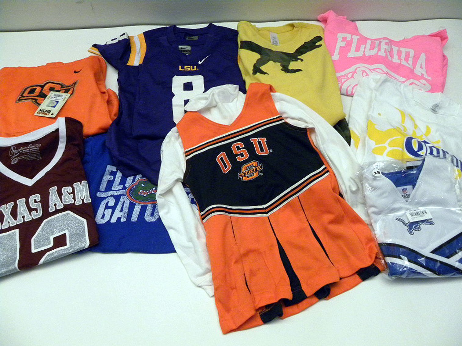 Image for A Large Inventory of NCAA & NFL Teamwear