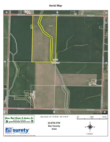 Image for Sac County, Iowa Farmland Auction!