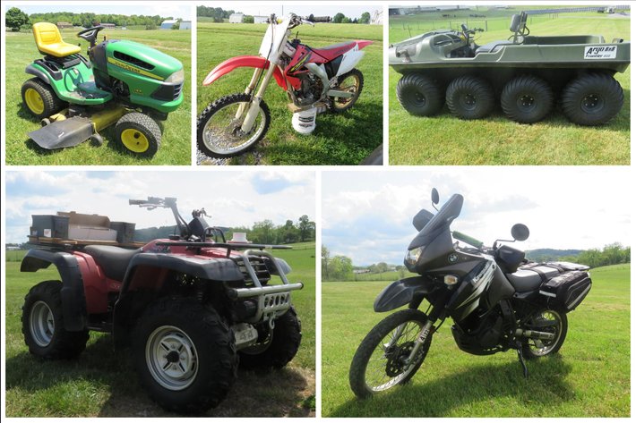 Image for Motorcycle, Lawnmowers, Recreation Equipment