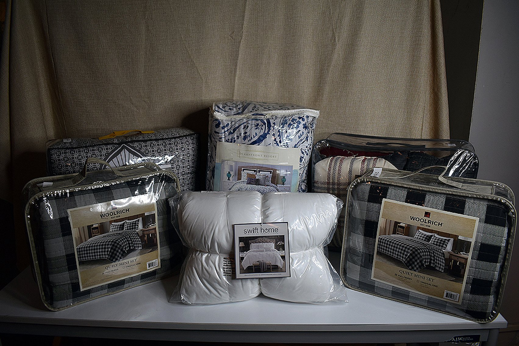 Image for A Large Inventory of Consumer Goods, Bedding, Collegiate Apparel & More.