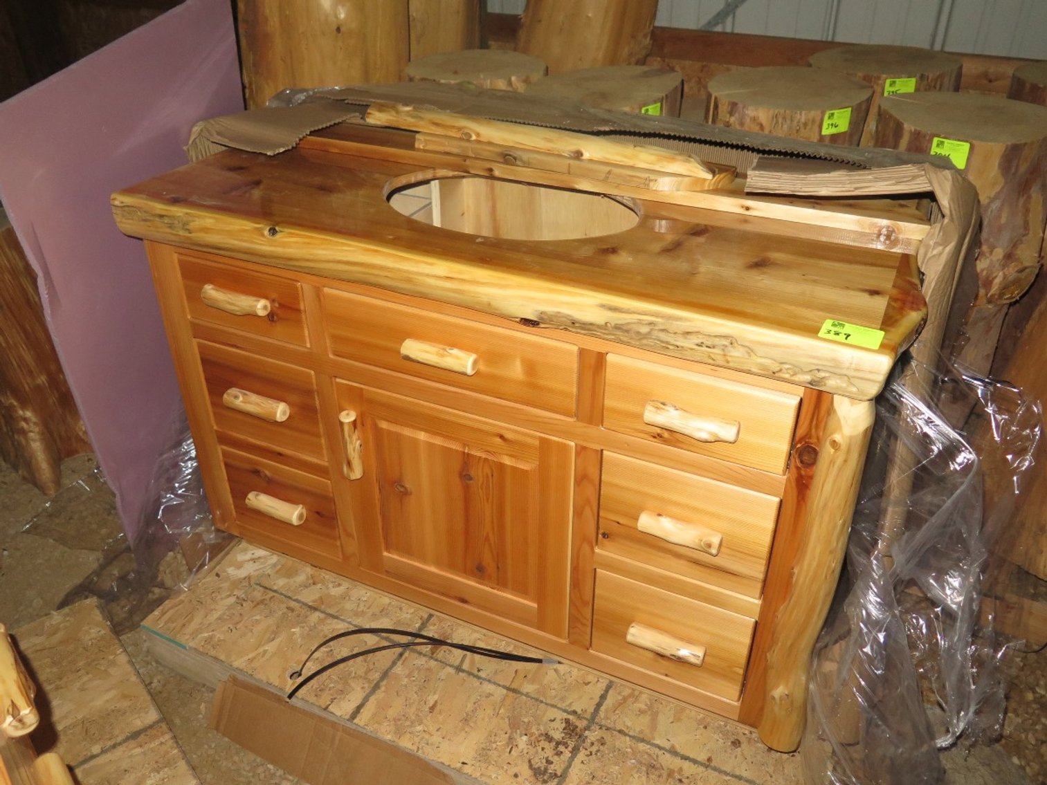 Image for Log Furniture Mfg: Woodworking Equipment, Furniture, Lumber/Log Inventory, Retail Inventory & More