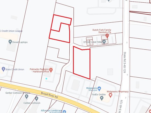Image for Irmo, SC: 3 Commercial Lots Totaling 2 Acres at 7448 Broad River Rd, Irmo, SC 29063 (Richland County)