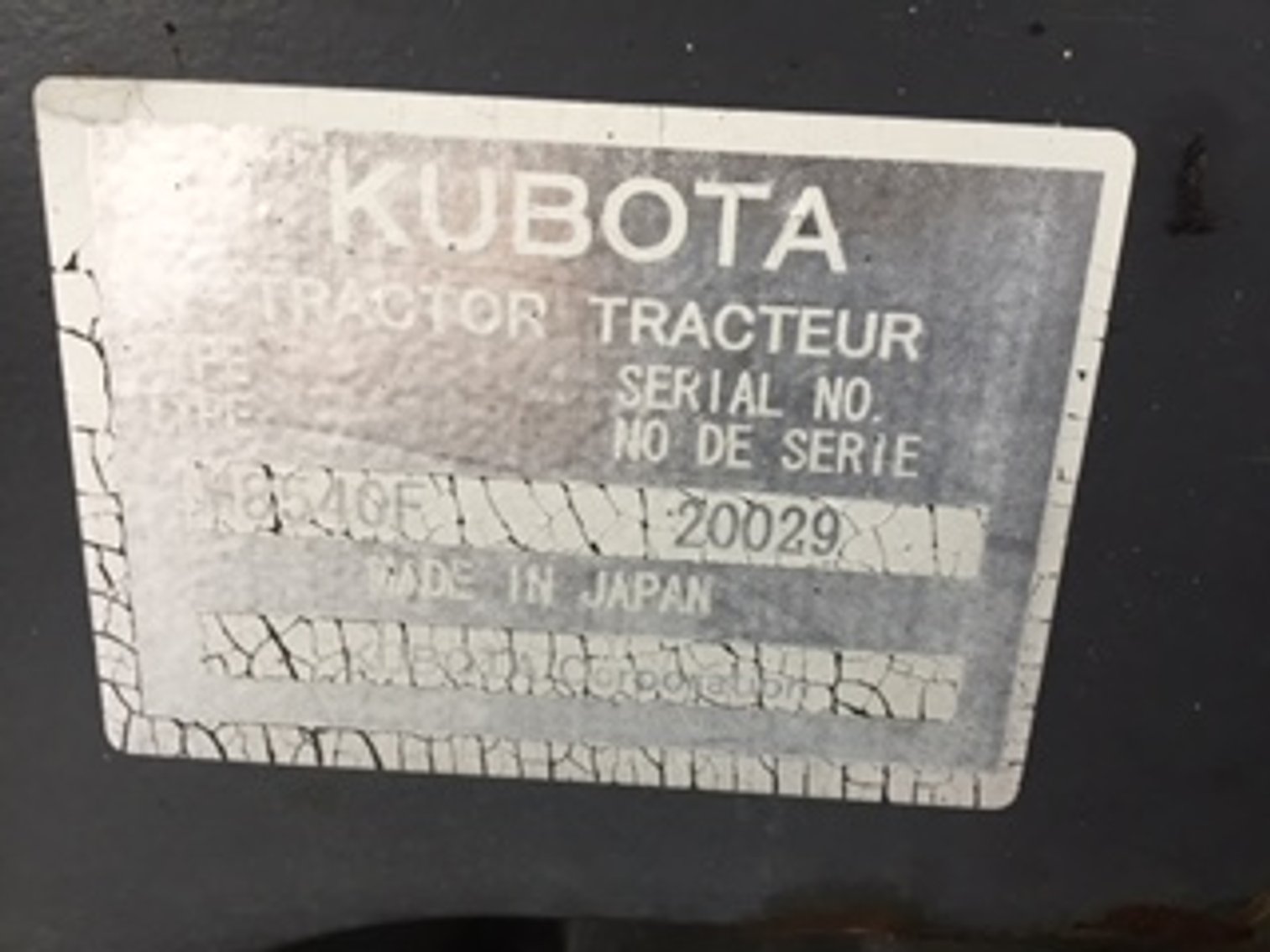 Image for Arcadia, FL: 2009 KUBOTA M8540F Tractor