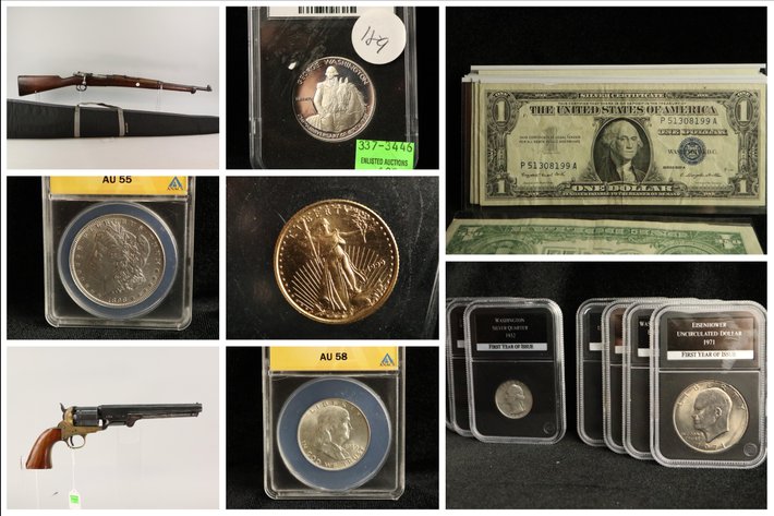 Image for Coins and Firearms Auction