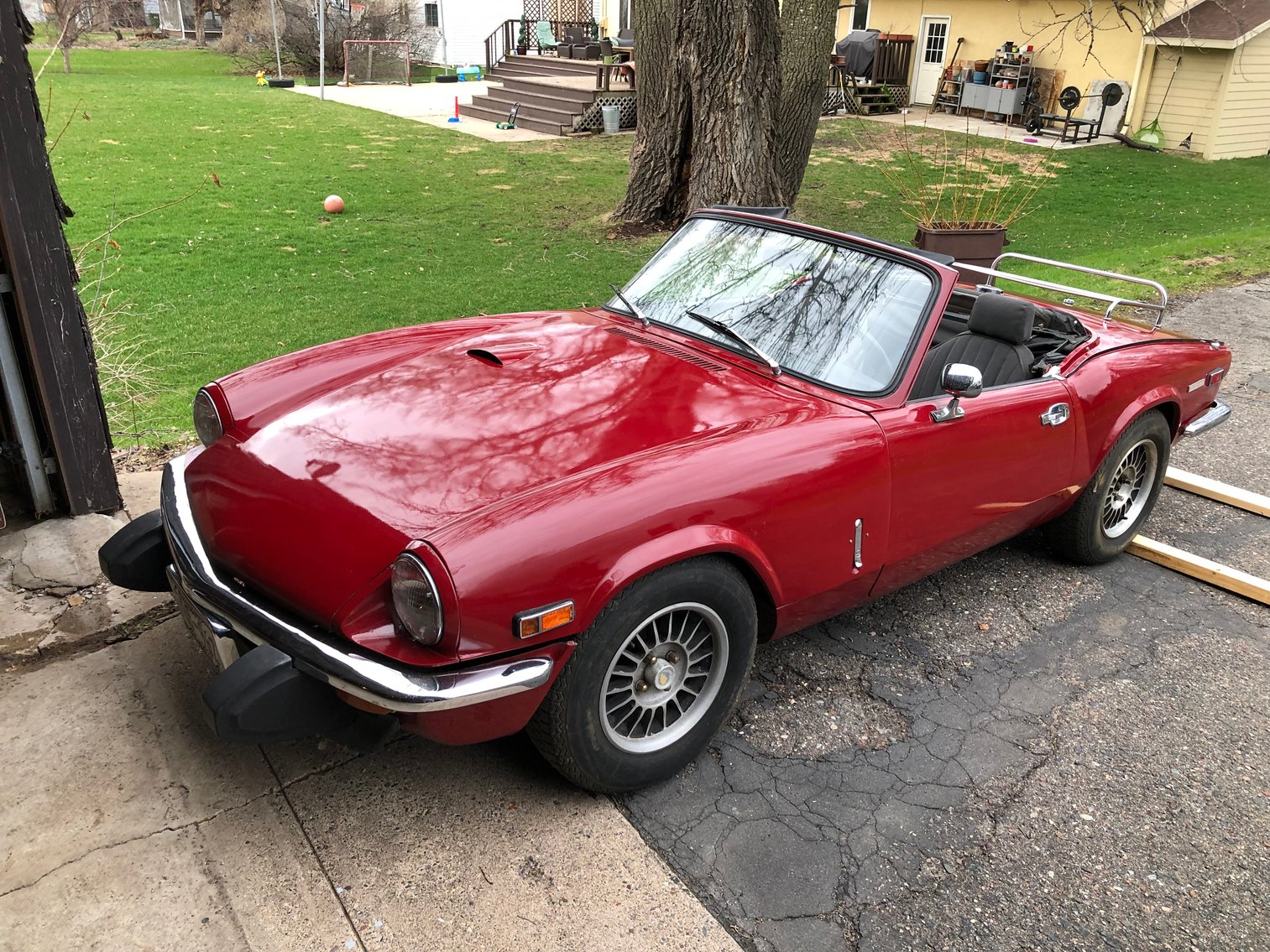 Image for Woodworking Equipment, Inventory & 1974 Triumph Spitfire