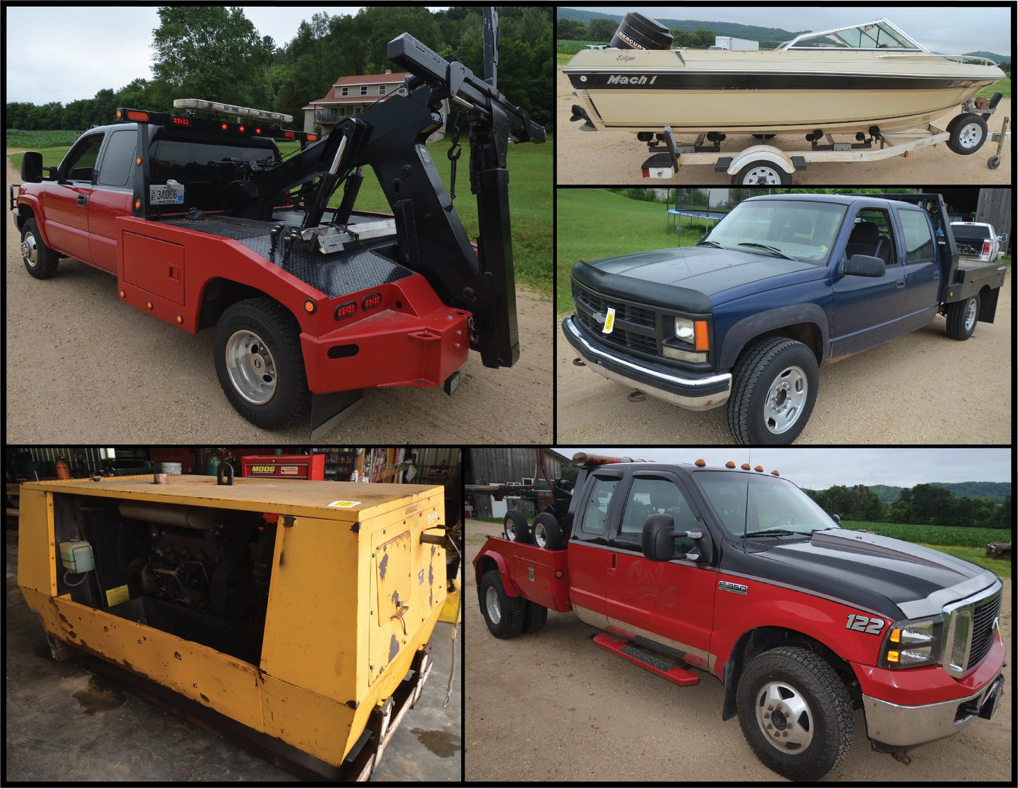 Image for TOW TRUCKS, TRUCKS, BOAT, METAL FABRICATION EQUIPMENT - Durand, WI