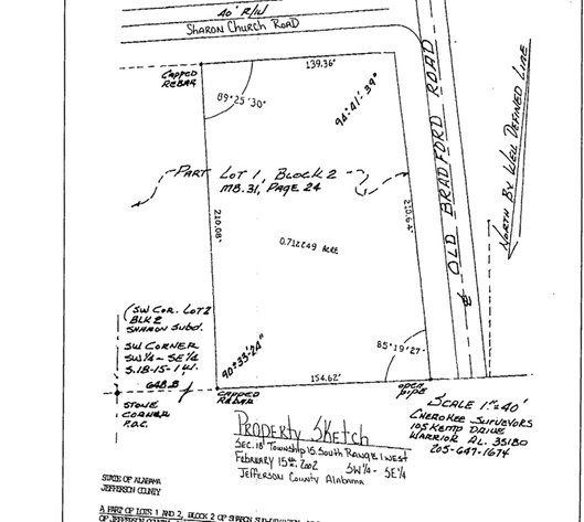 Image for .71± Acre Parcel on Corner Lot in Pinson, AL (Jefferson County)