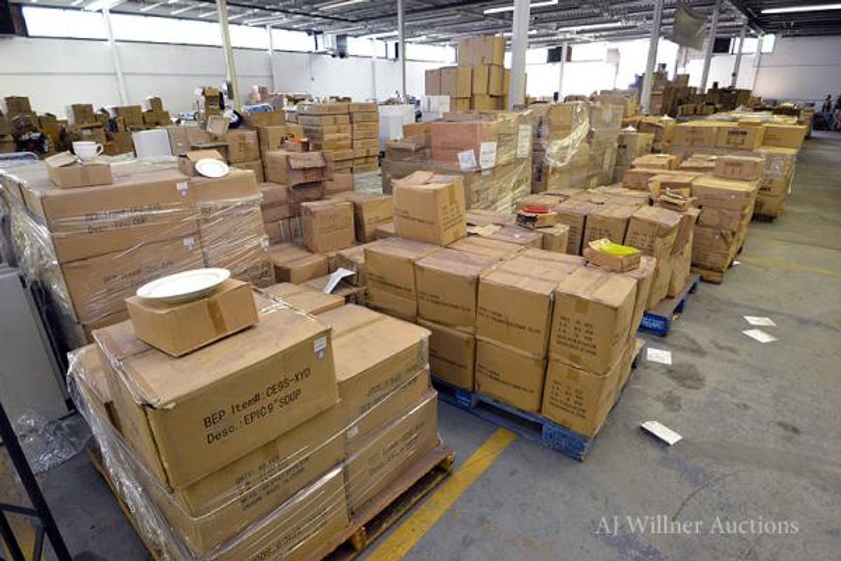 Image for Warehouse Inventory of Porcelain Dishes & Glassware