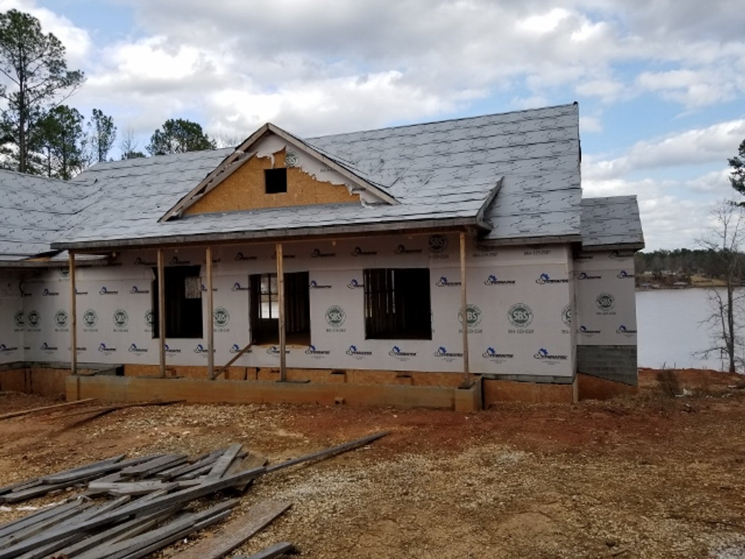 Image for 3,600±SF Partially Complete Home on Lake Greenwood at 111 Inlet Pt, Cross Hill SC 29332 (Laurens County)