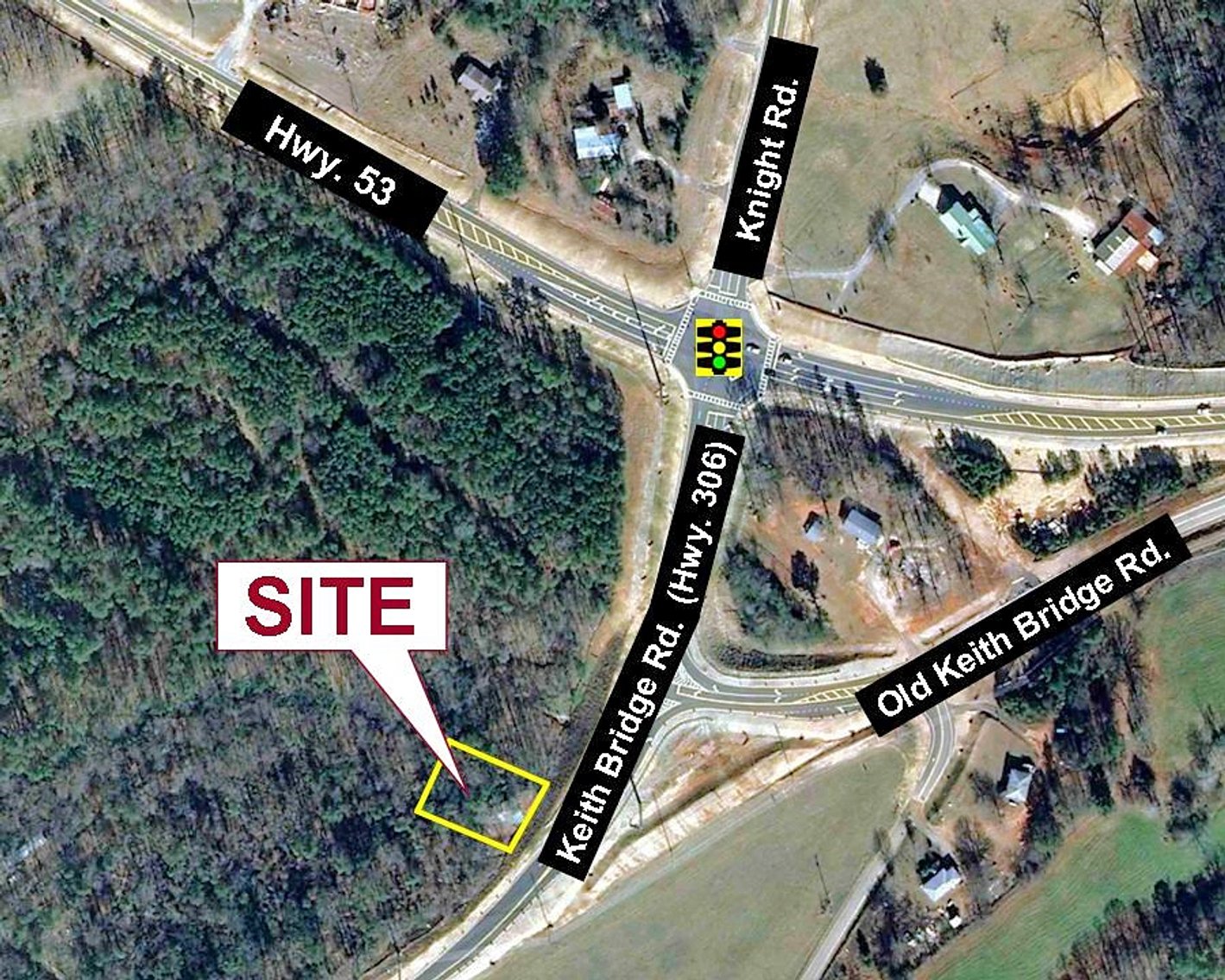 Image for 1± Acre Potential Commercial Lot at 7625 Keith Bridge Road, Gainesville, GA 30506 (Forsyth County)