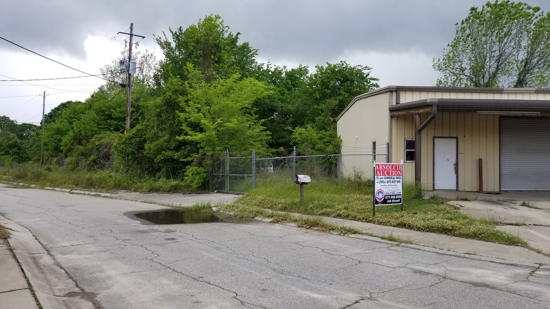 Image for #107: Former Body Shop on .75± Acre Lot at 121 Drayton Alley, Montezuma GA 31063 (Macon County)