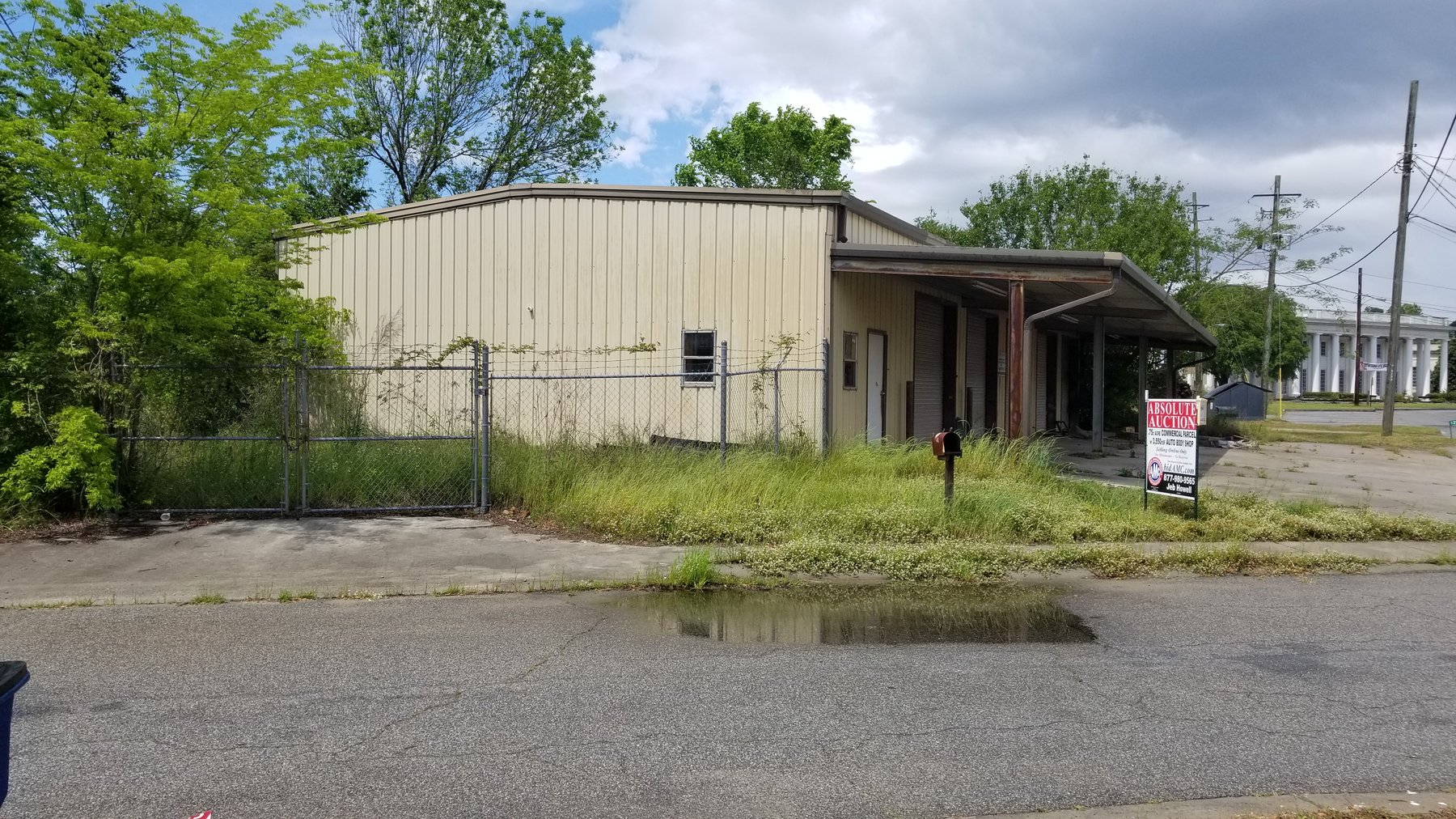 Image for #107: Former Body Shop on .75± Acre Lot at 121 Drayton Alley, Montezuma GA 31063 (Macon County)
