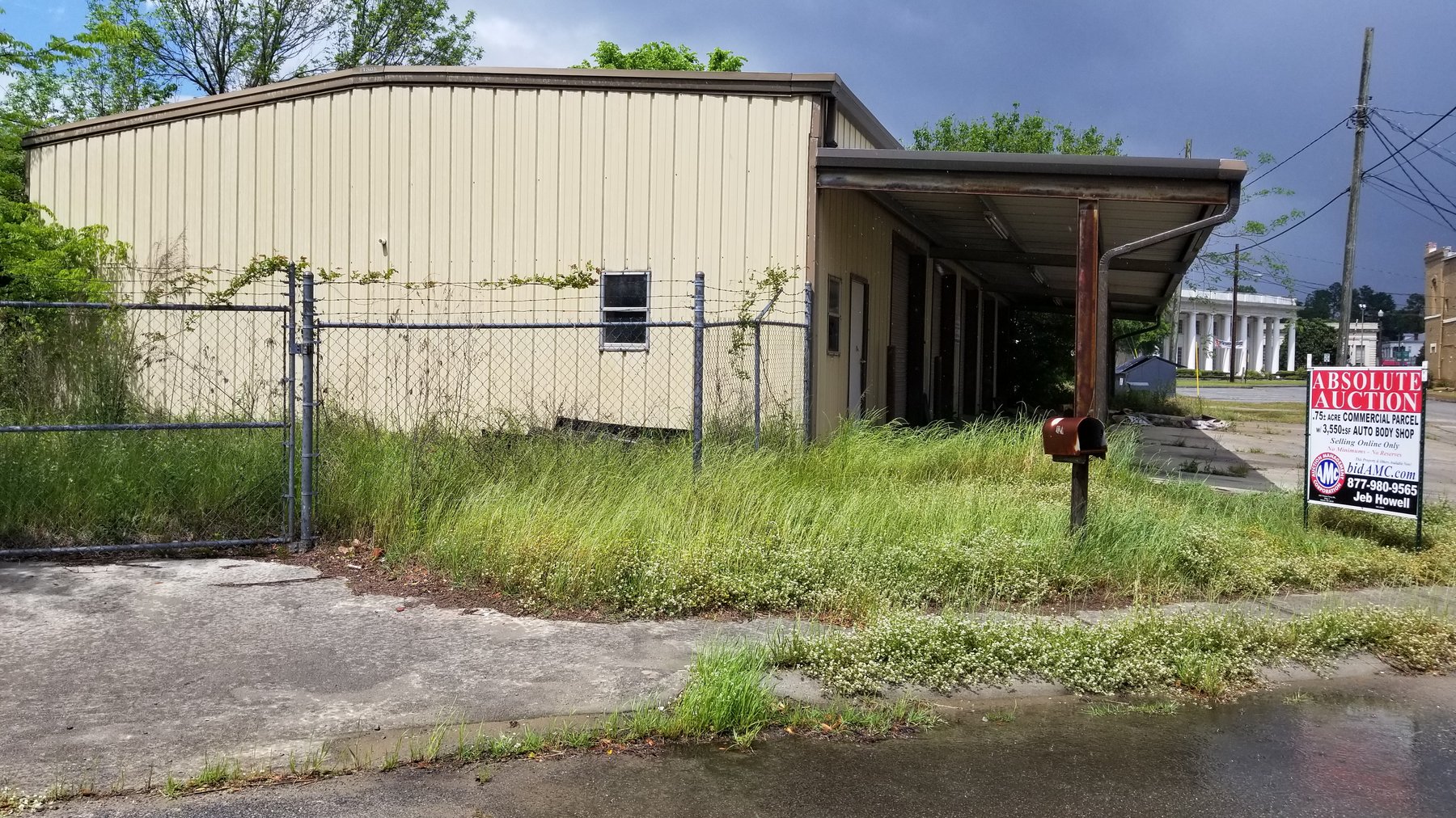 Image for #107: Former Body Shop on .75± Acre Lot at 121 Drayton Alley, Montezuma GA 31063 (Macon County)