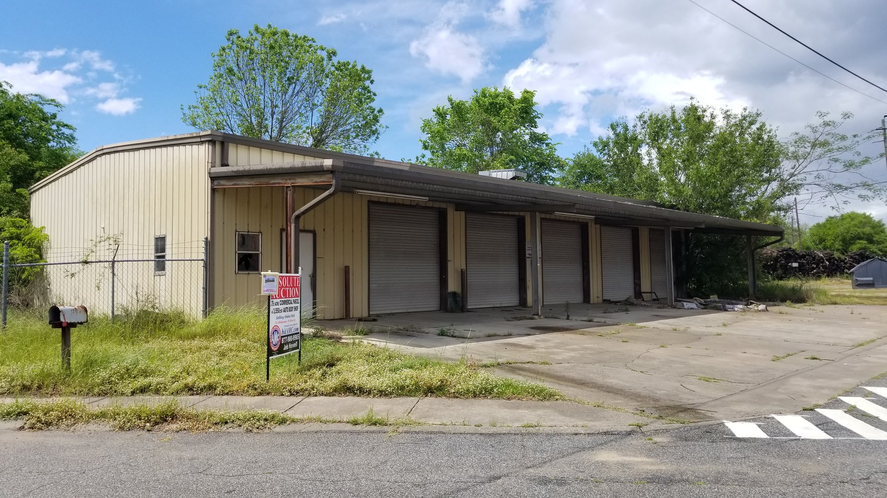 Image for #107: Former Body Shop on .75± Acre Lot at 121 Drayton Alley, Montezuma GA 31063 (Macon County)