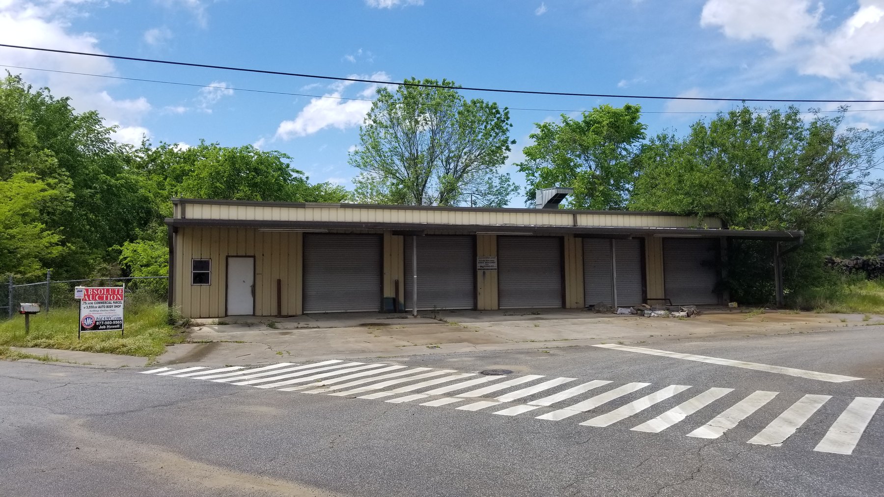Image for #107: Former Body Shop on .75± Acre Lot at 121 Drayton Alley, Montezuma GA 31063 (Macon County)