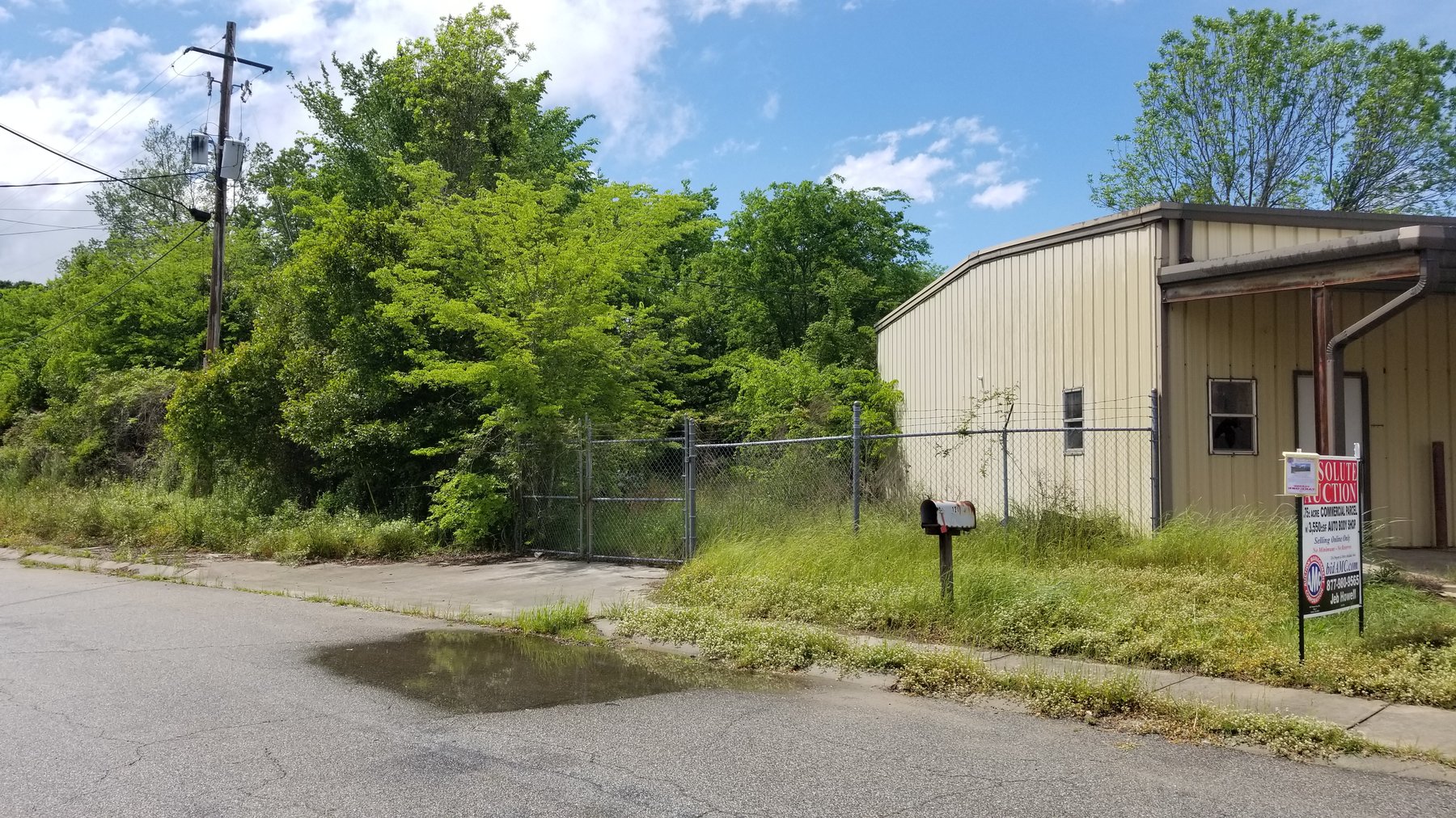 Image for #107: Former Body Shop on .75± Acre Lot at 121 Drayton Alley, Montezuma GA 31063 (Macon County)