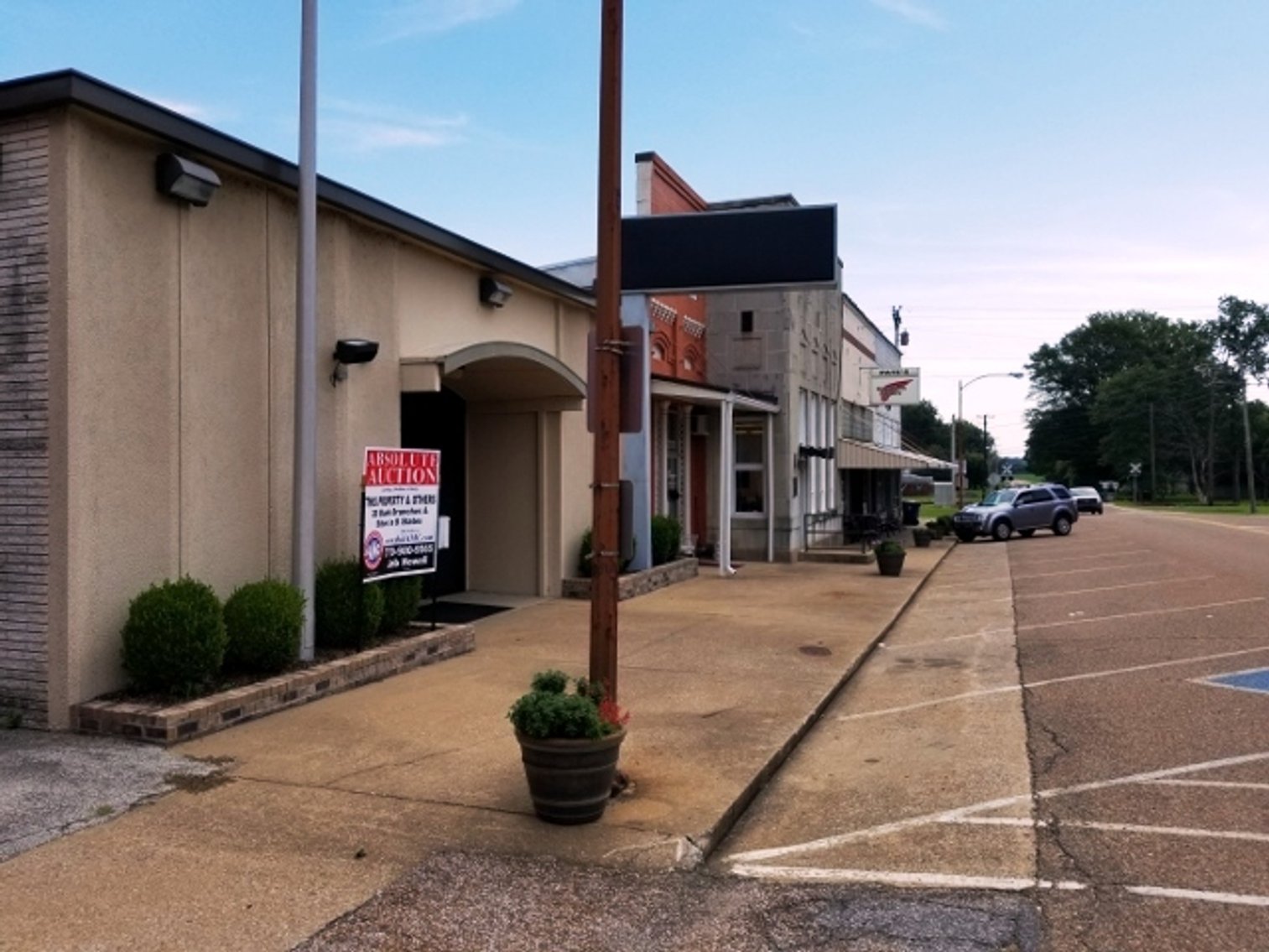Image for 2,839±SF Former Bank Branch on .07± Acre at 202 E Main St, Rutherford, TN 38369 (Gibson County)