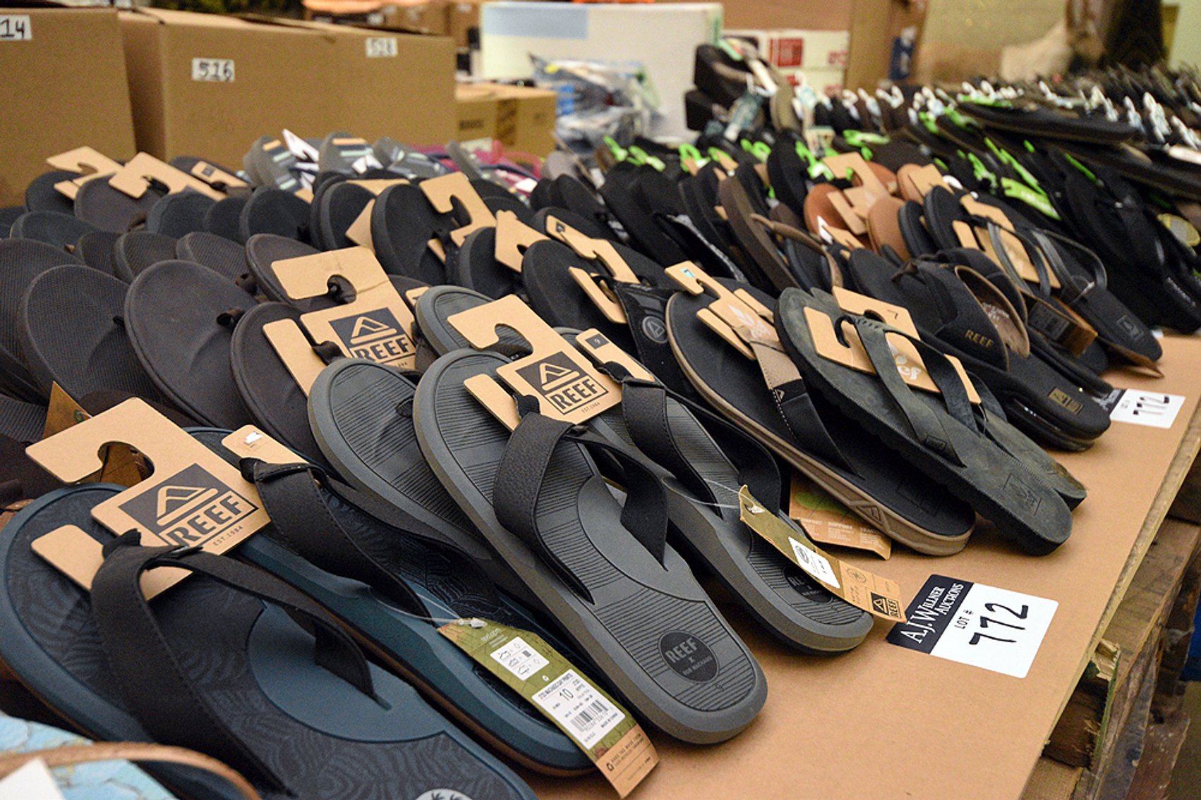 Image for Designer Outerwear, Socks & Flip Flop Inventory