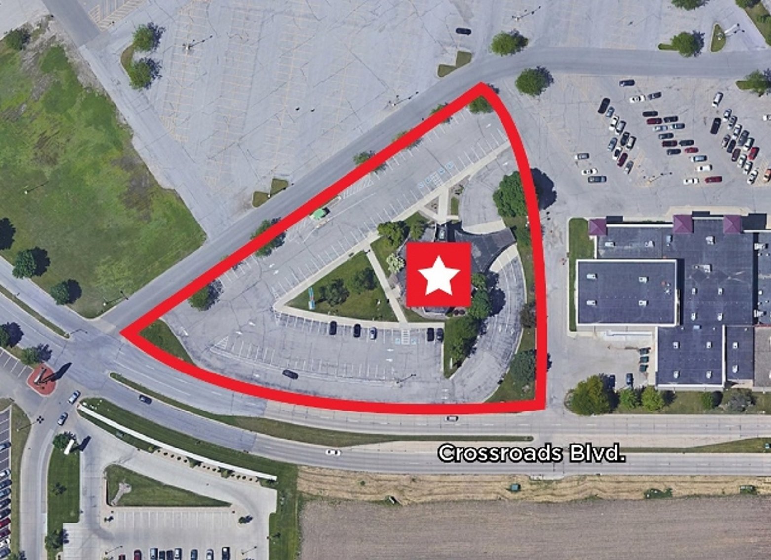 Image for 8,573±SF Former Bank Branch on 2.5± Acres at 2532 Crossroads Blvd, Waterloo, IA 50702 (Black Hawk County)