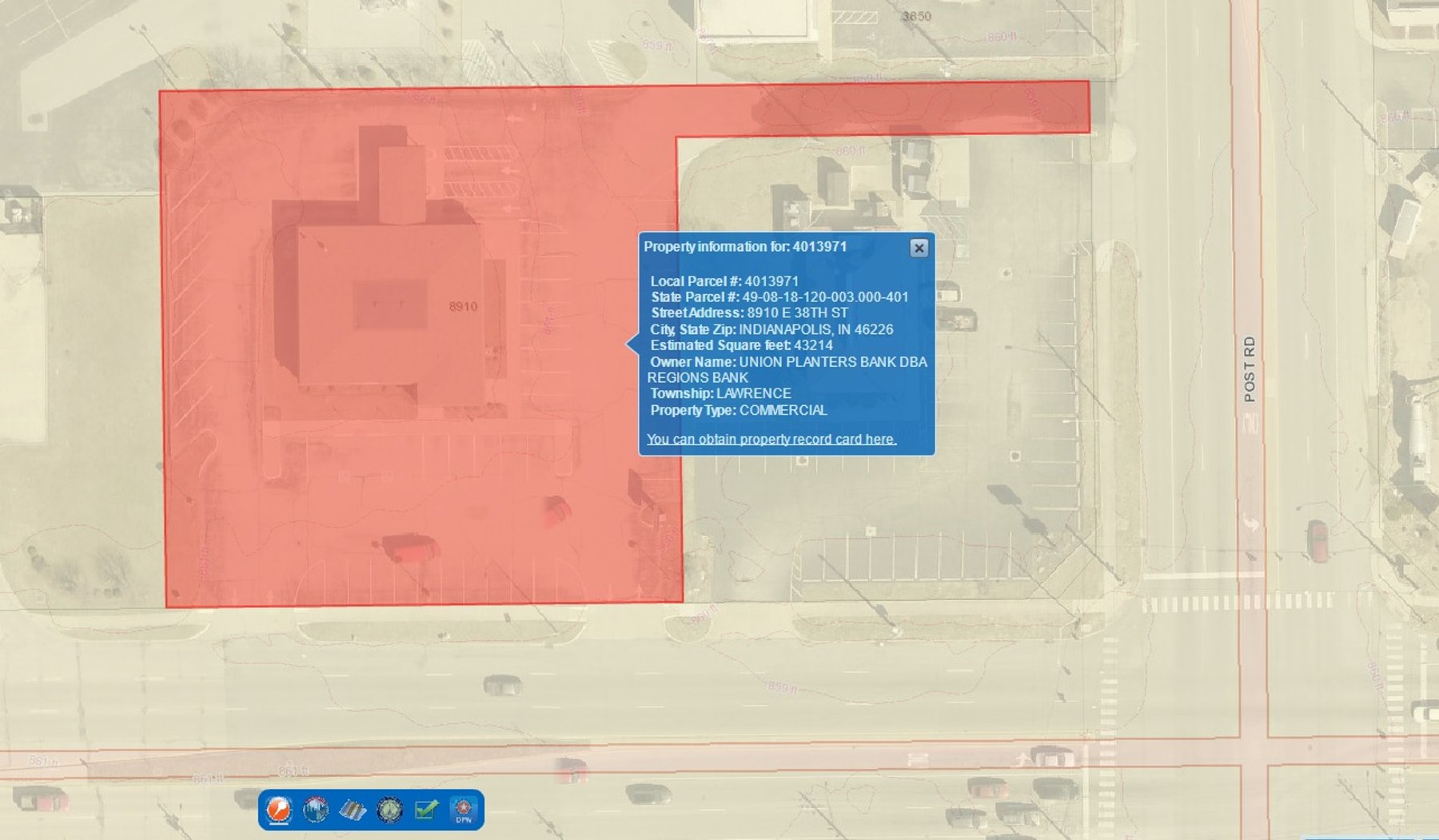 Image for 4,325±SF Footprint Former Bank Branch on .9± Acre at 8910 E 38th St, Indianapolis, IN 46226 (Marion County)