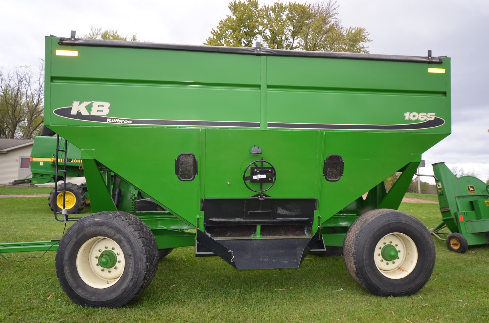 Image for JD 9400 COMBINE, JD 4250 TRACTOR, AND JD FARM EQUIPMENT