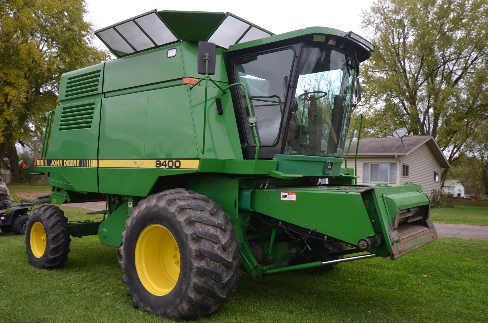 Image for JD 9400 COMBINE, JD 4250 TRACTOR, AND JD FARM EQUIPMENT