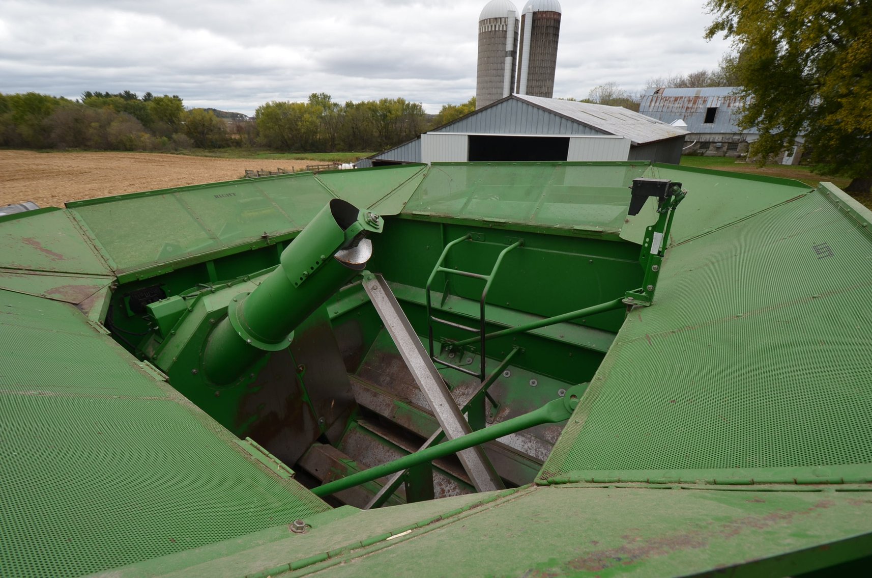 Image for JD 9400 COMBINE, JD 4250 TRACTOR, AND JD FARM EQUIPMENT