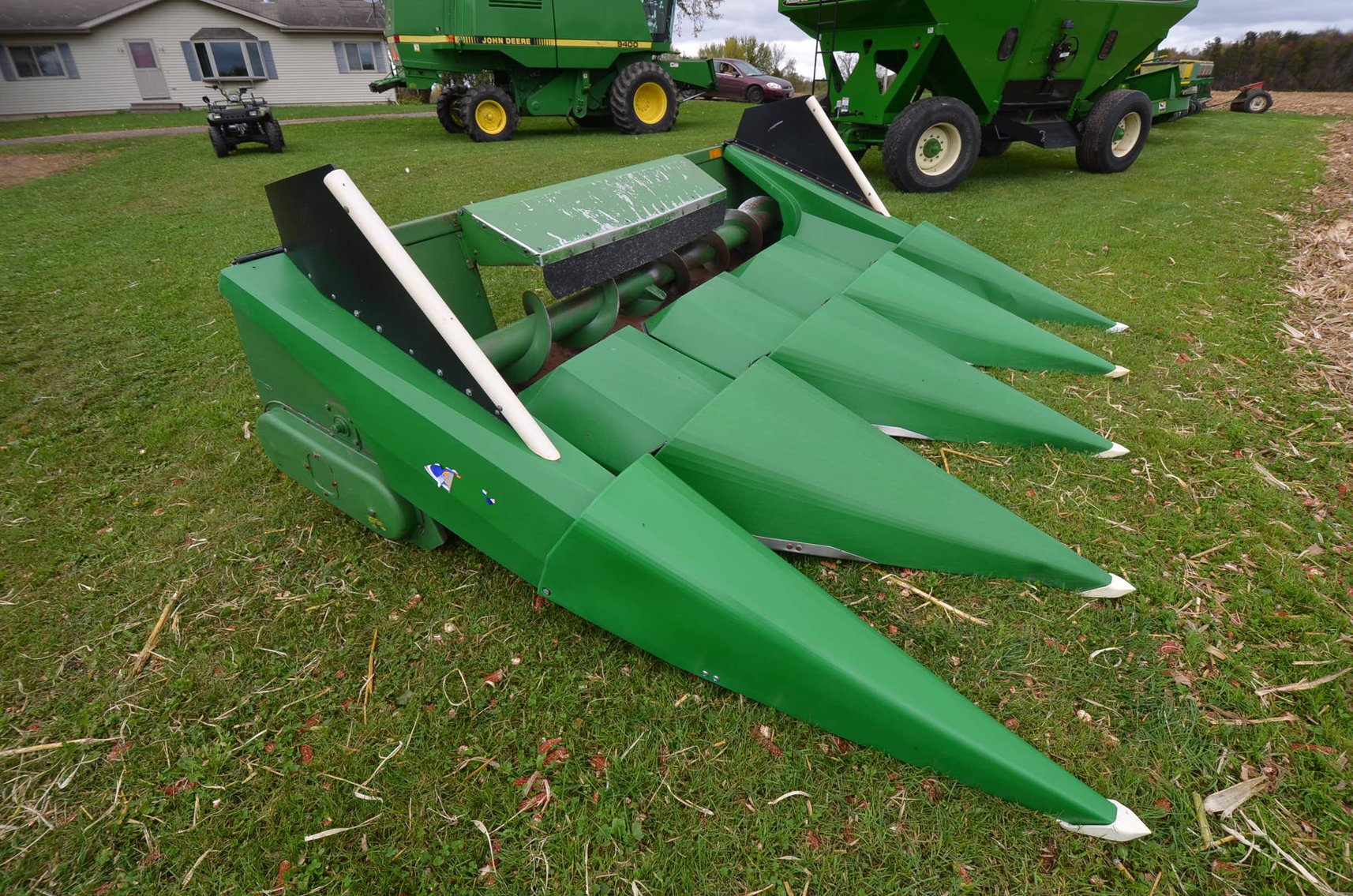 Image for JD 9400 COMBINE, JD 4250 TRACTOR, AND JD FARM EQUIPMENT