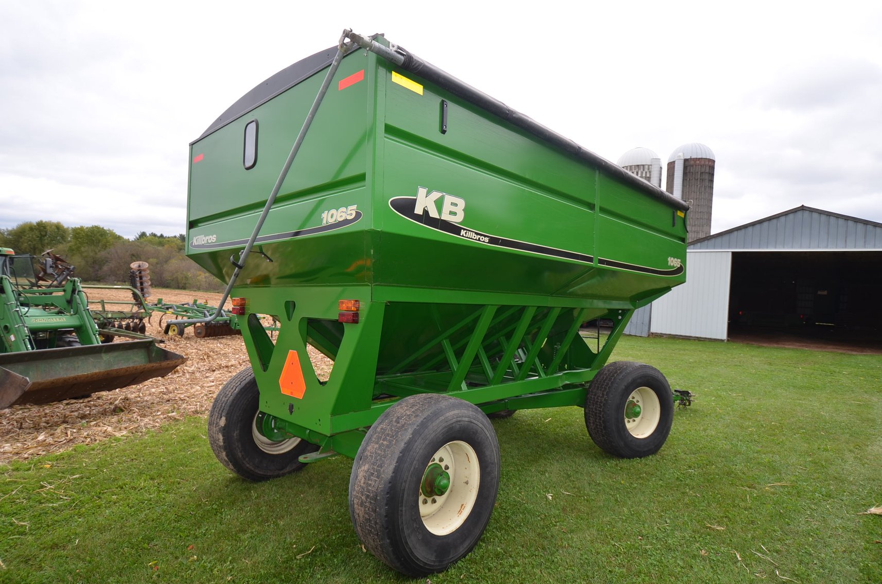 Image for JD 9400 COMBINE, JD 4250 TRACTOR, AND JD FARM EQUIPMENT