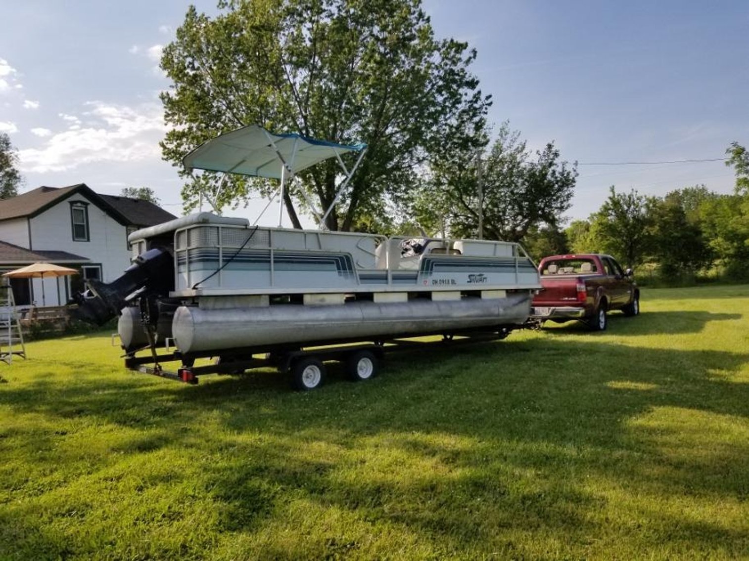 Image for Pontoon, Motor, & Trailer