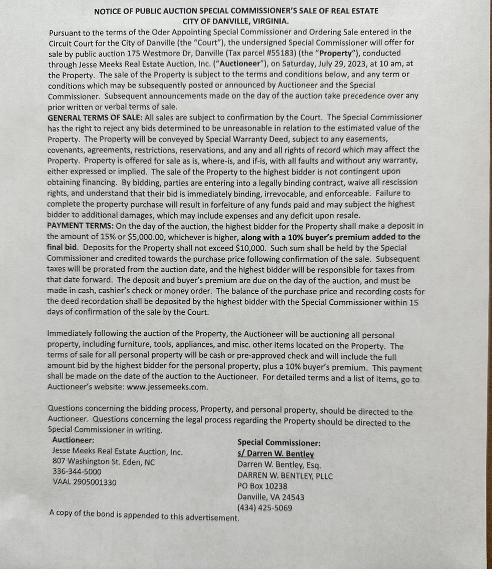 Image for 175 Westmore Dr., Danville, Virginia