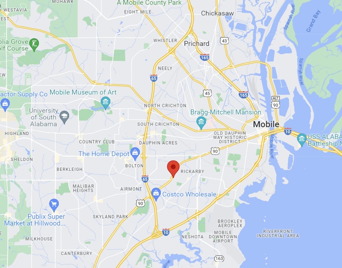 Image for Mobile, AL: 3,371± SF Former Bank Branch on 1.1± Acres at 2745 Government Blvd. (Mobile County)